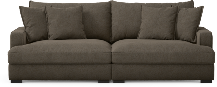 Rossi - 3-sits soffa - Brun