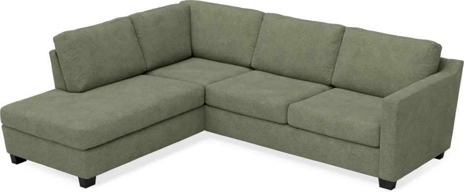 Friday - 2,5-sits soffa med divan vänster - Vit