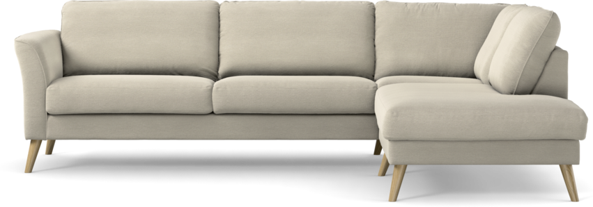 Bridge - 3-sits soffa med divan höger - Beige