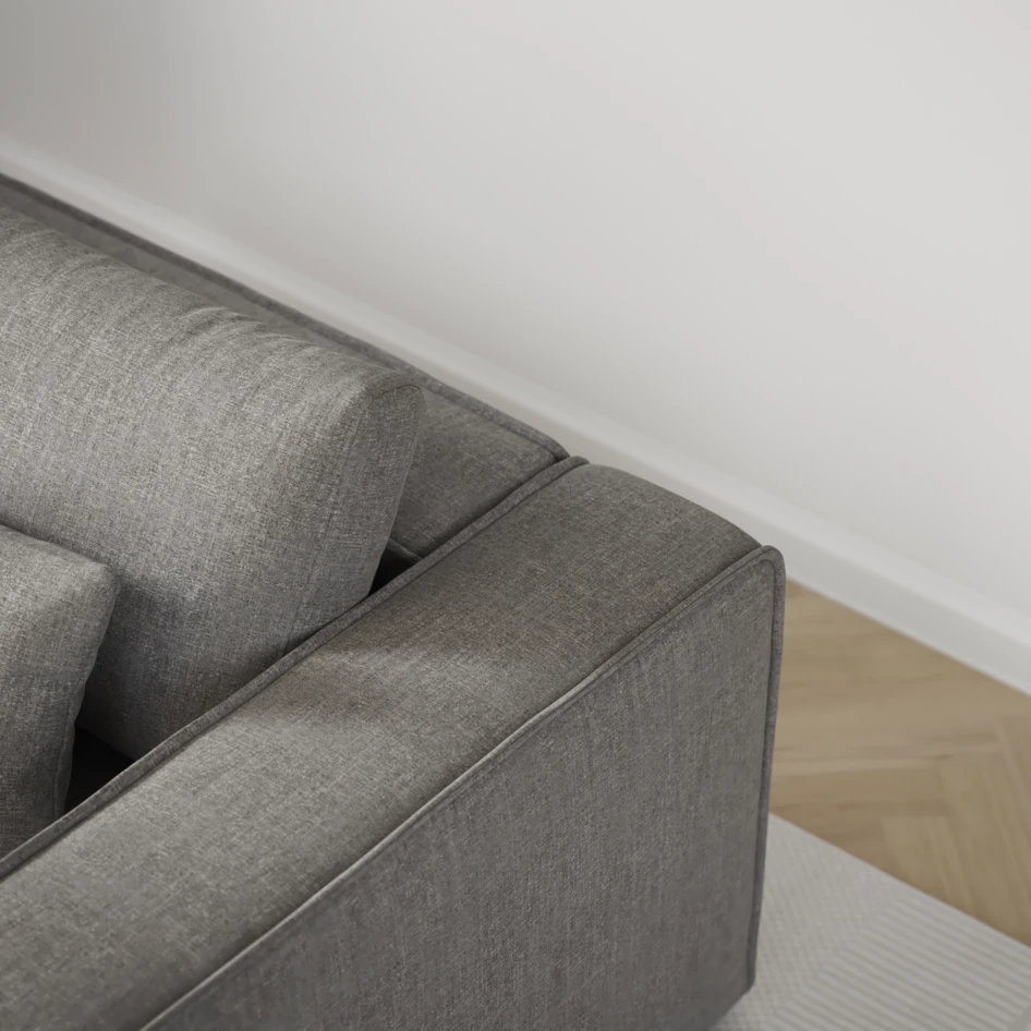 Ide - Bäddsoffa 3-sits - Grå