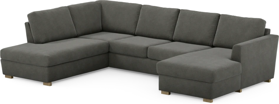 Friday - 3-sits soffa med divan vänster och schäslong höger - Grå