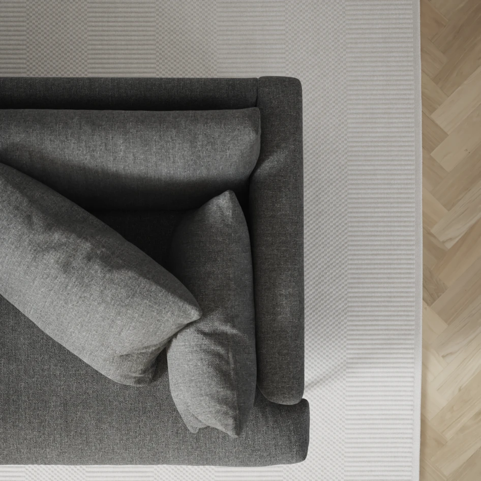 Harper - 4-sits soffa - Grå