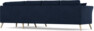 Eden - Hörnsoffa 3+1 - Blå