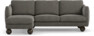 Madison Lux - 2-sits soffa med schäslong vänster - Grå