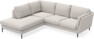 Madison - 2-sits soffa med divan vänster - Grå