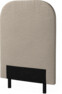 Delux Rundad - Sänggavel, 90-210 cm - Beige