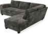 Friday - 2,5-sits soffa med divan höger - Grå