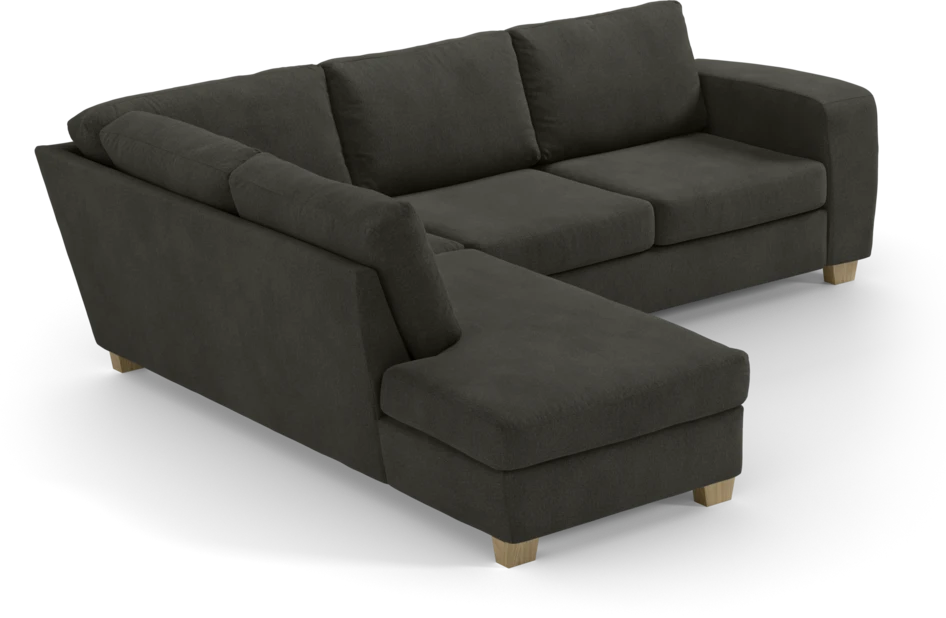 Friday - 2,5-sits soffa med divan vänster - Grå