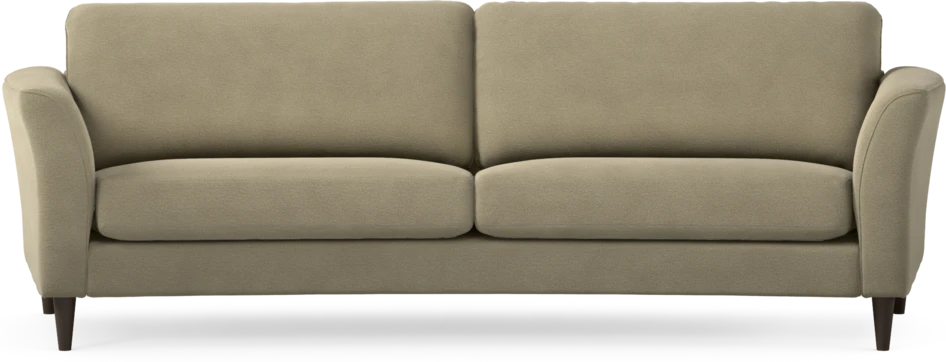 Bridge - 3-sits soffa svängd - Beige