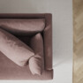 Harper - 3-sits soffa, hel dyna - Rosa