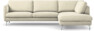 Madison Lux - 3-sits soffa med divan höger - Vit