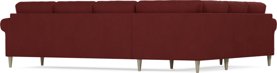 Eden - Hörnsoffa, 2+3-sits - Röd