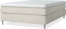 Delux Sense - Kontinentalsäng, enkelsäng 140 cm med bäddmadrass - Beige