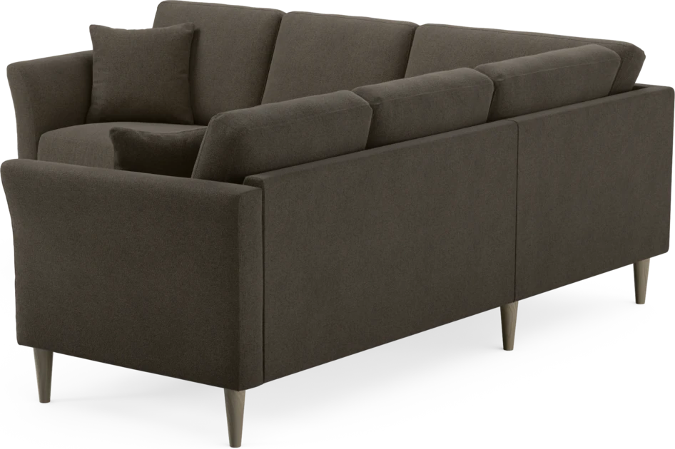 Eden - Hörnsoffa, 2+2-sits - Brun