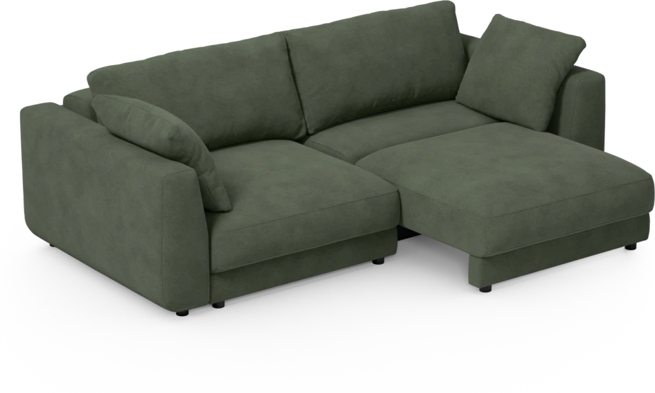 Amie - Bäddsoffa 3-sits - Grön