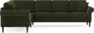 Eden - Hörnsoffa, 2+3-sits - Grön