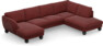 Madison Lux - 2-sits soffa med schäslong vänster och divan höger - Rosa