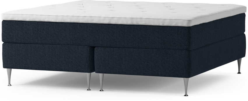 Delux Exclusive - Kontinentalsäng, dubbelsäng med bäddmadrass och sängben