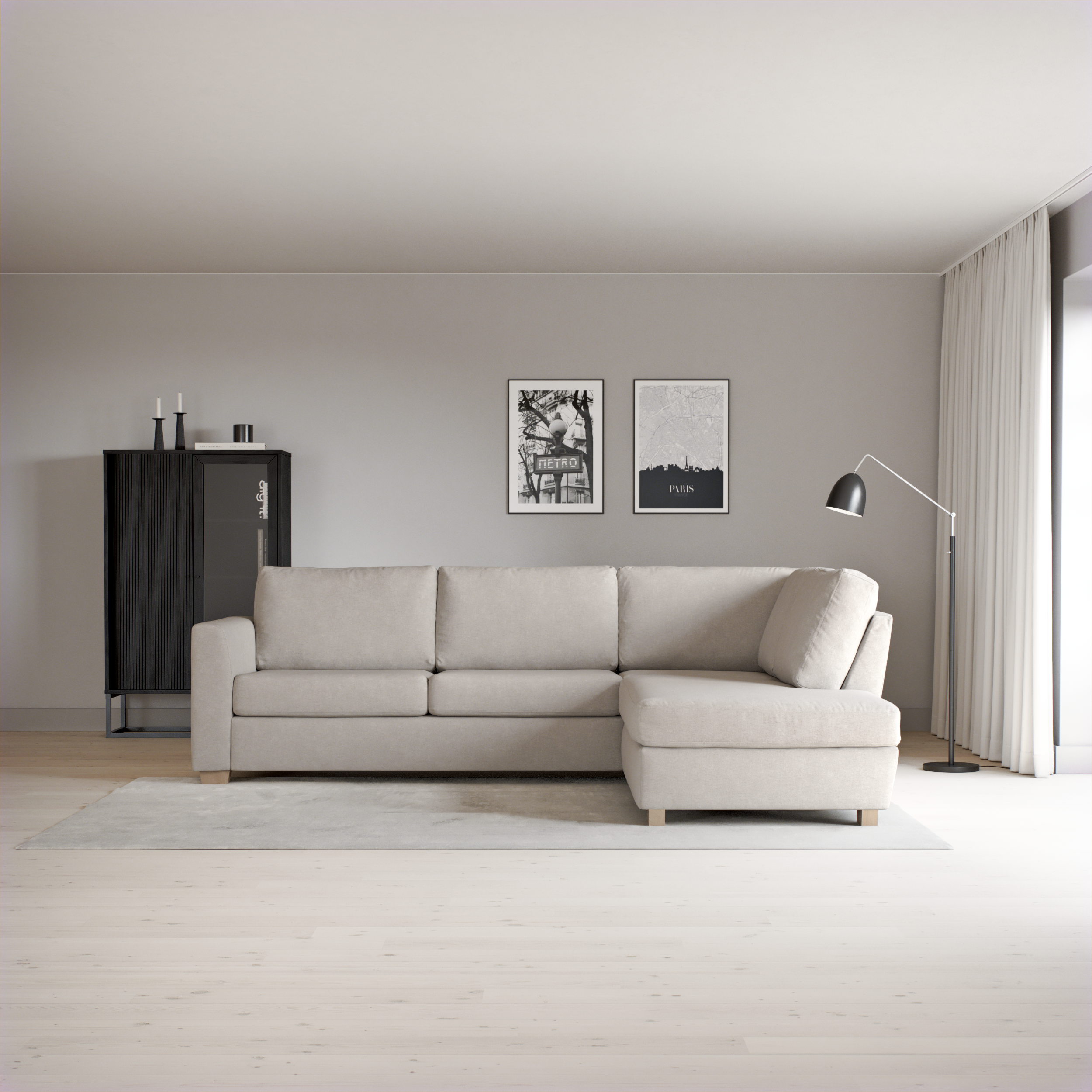 Friday - 2,5-sits soffa med divan höger - inspiration