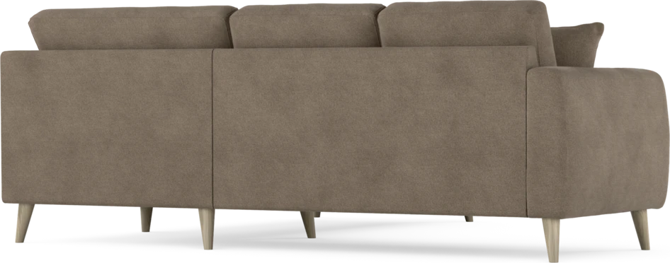 Eden - Hörnsoffa, 2+2-sits - Brun