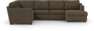 Friday - Hörnsoffa, 2+3-sits med schäslong höger - Brun