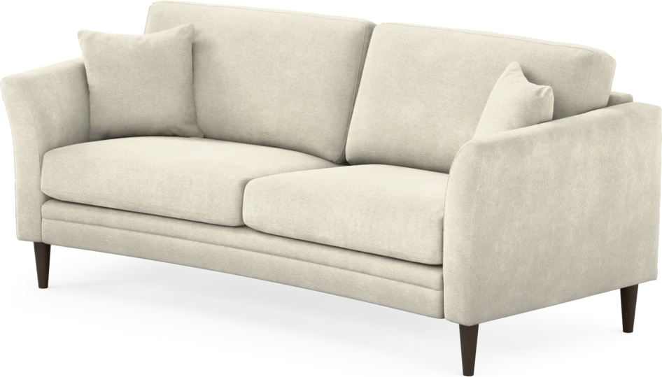 Eden - 2,5-sits soffa svängd - Vit