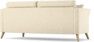 Eden - 2,5-sits svängd - Beige