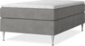 New York - Kontinentalsäng, enkelsäng med bäddmadrass och sängben - Grå