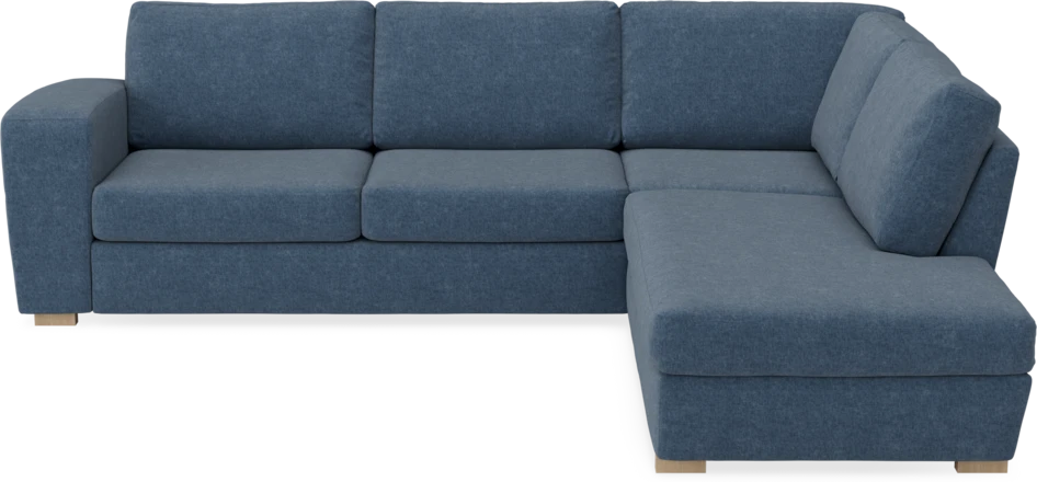 Friday - 2,5-sits soffa med divan höger - Blå