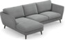 Madison Lux - 2-sits soffa med schäslong vänster - Grå