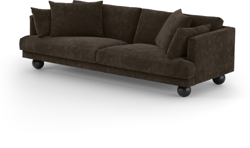 Harper - 4-sits soffa - Brun