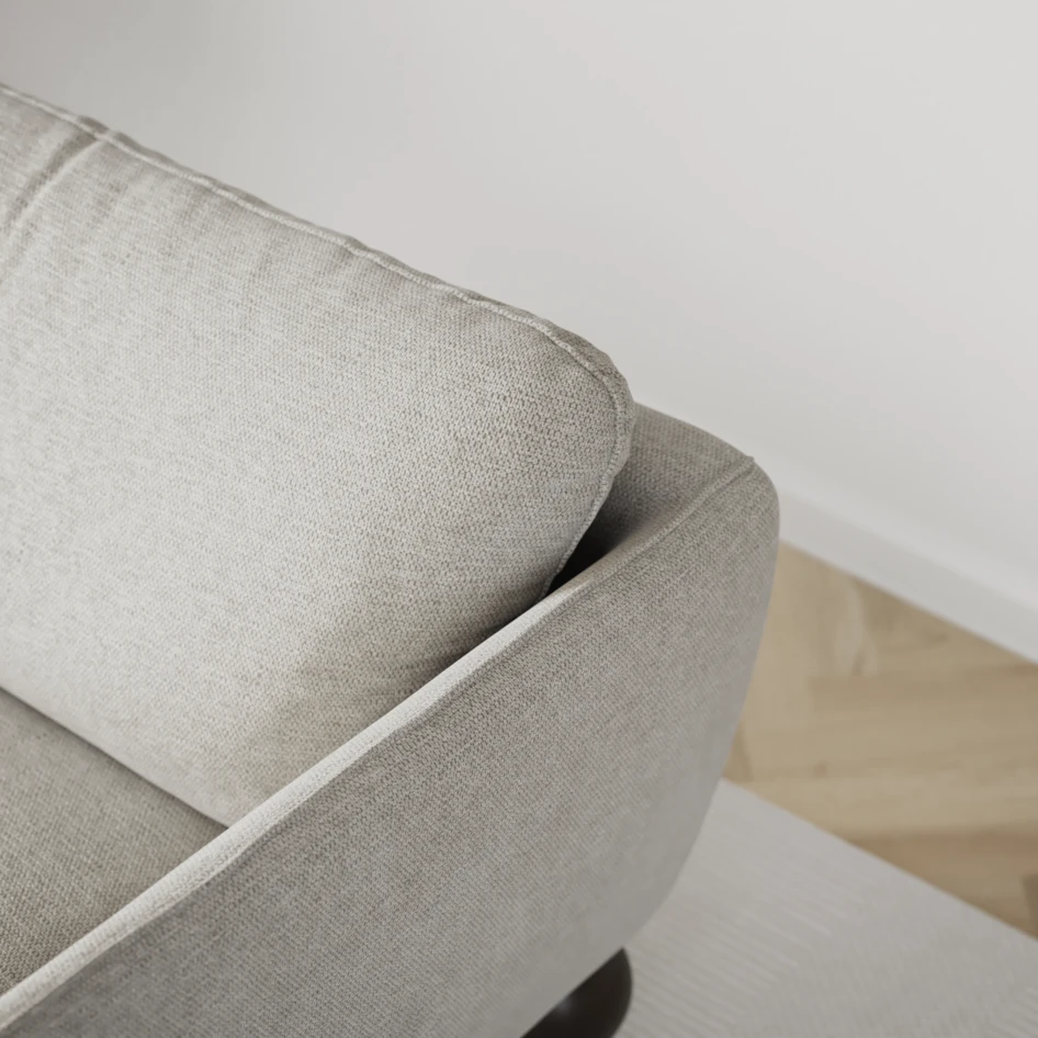 Madison - 2-sits soffa med divan vänster och schäslong höger - Grå