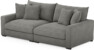 Rossi - 3-sits soffa - Grå