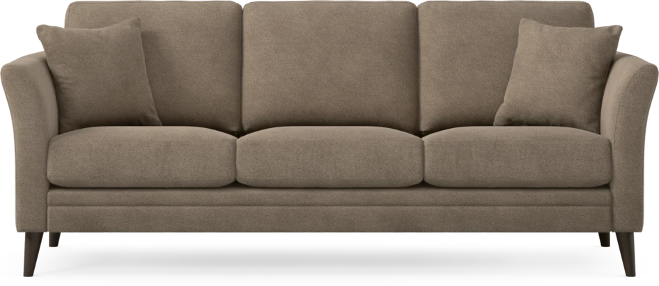 Eden - 3-sits soffa - Brun