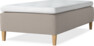 Delux Dream - Ramsäng, enkelsäng med bäddmadrass - Beige