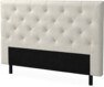 Delux Pikerad Låg - Sänggavel, 90-210 cm - Beige
