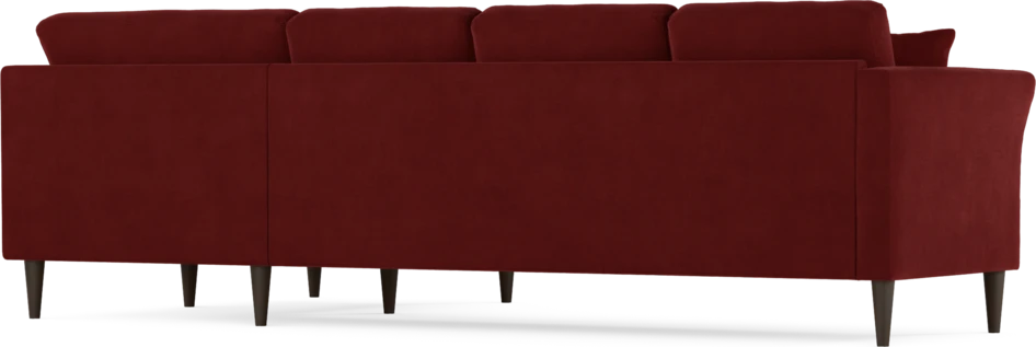 Eden - Hörnsoffa, 3+1-sits - Röd