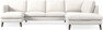 Madison Lux - 2-sits soffa med schäslong vänster och divan höger - Beige