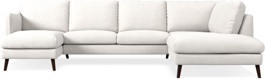 Madison Lux - 2-sits soffa med schäslong vänster och divan höger - Beige