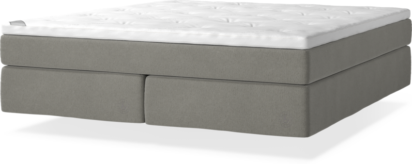 Cape Farewell - Kontinentalsäng, dubbelsäng med svävande utseende - Grå