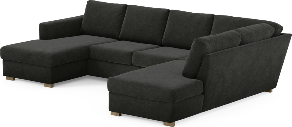 Friday - 3-sits soffa med schäslong vänster och divan höger - Grå