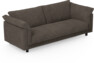 Cherrie - 3-sits soffa, hel dyna, fast klädsel - Brun