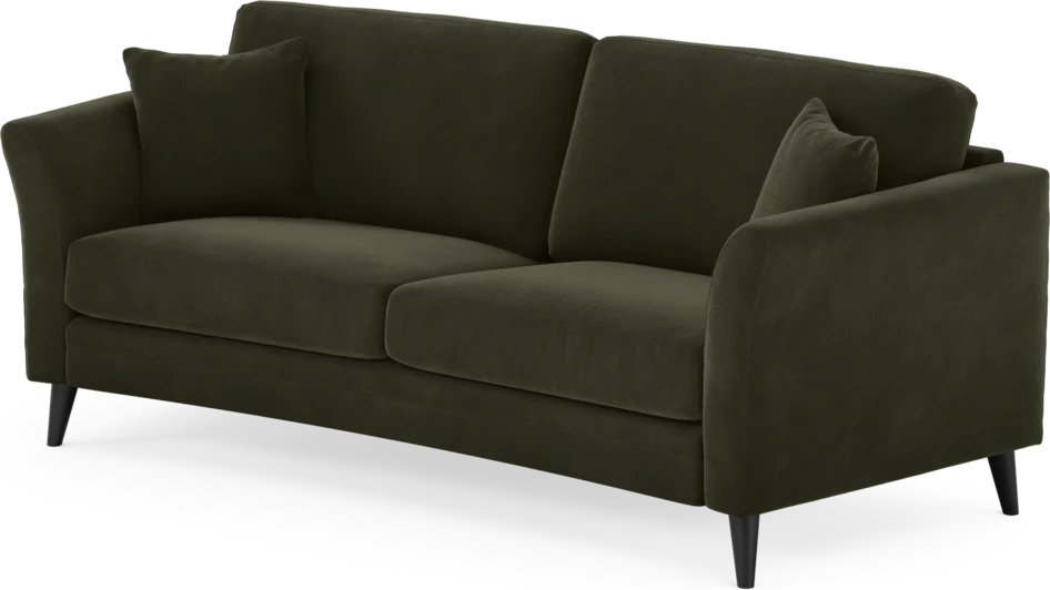 Eden - 2,5-sits soffa svängd - Grön