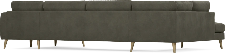 Bridge - 3-sits soffa med divan vänster och schäslong höger - Grå