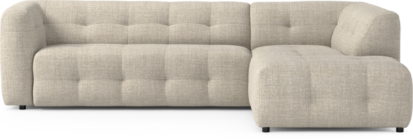 Bella - 3-sits soffa med divan höger - Beige