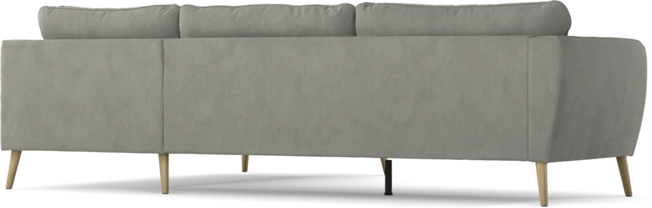 County - 2,5-sits soffa med divan höger - Grå
