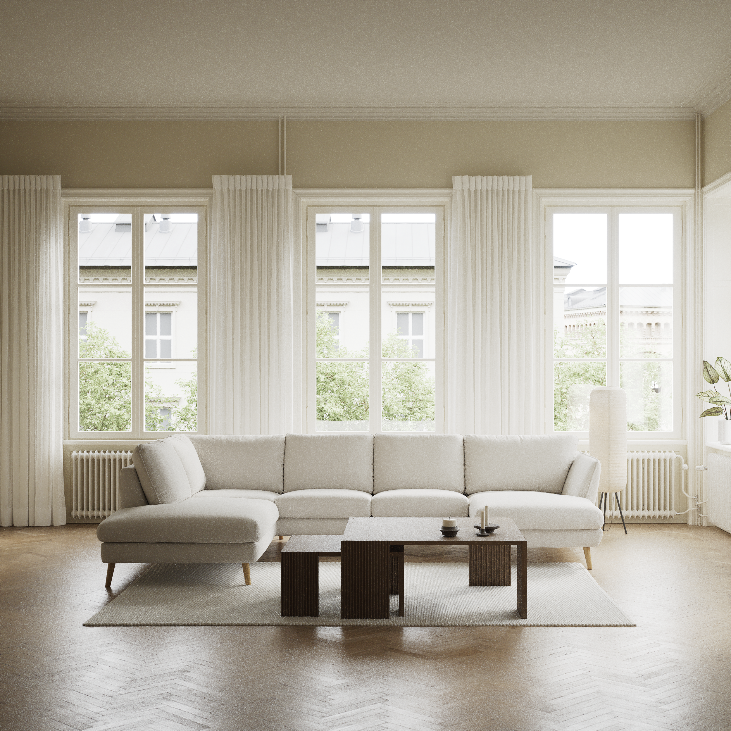 Madison Lux - 2-sits soffa med divan vänster och schäslong höger - inspiration