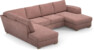 Friday - 3-sits soffa med divan vänster och schäslong höger - Rosa