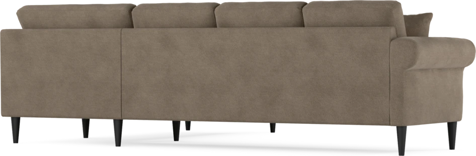 Eden - Hörnsoffa, 3+2-sits - Brun