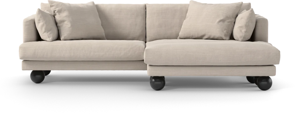 Harper - 4-sits med schäslong XL höger - Beige